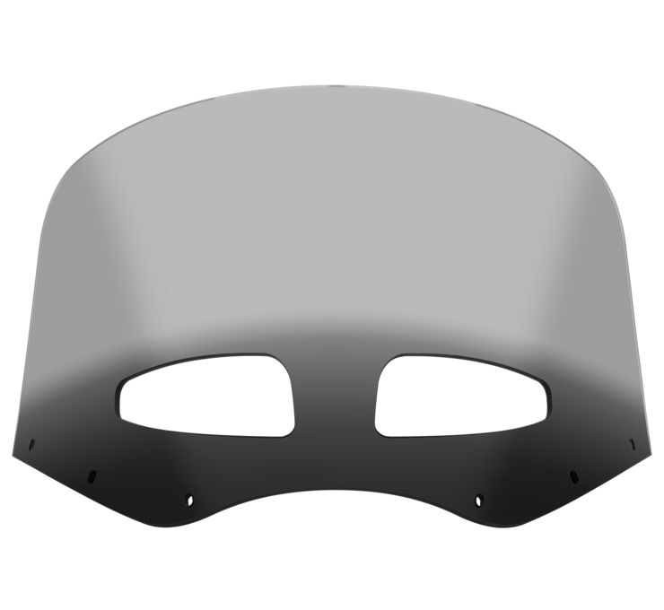 ロードウォリアー用 ウインドシールド ベント付き 11インチ ブラックスモーク