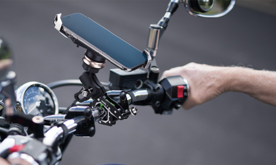 エフロック スーパー防振 TK プロテクトホルダー ファルコンZ ＋ ホークワン ハンドルバークランプ（10mm〜32mm対応）セット F-LOCK