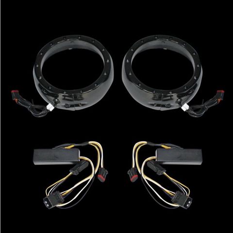 【12月限定セール】 4.5インチ補助ライト LEDトリムリング ブラック