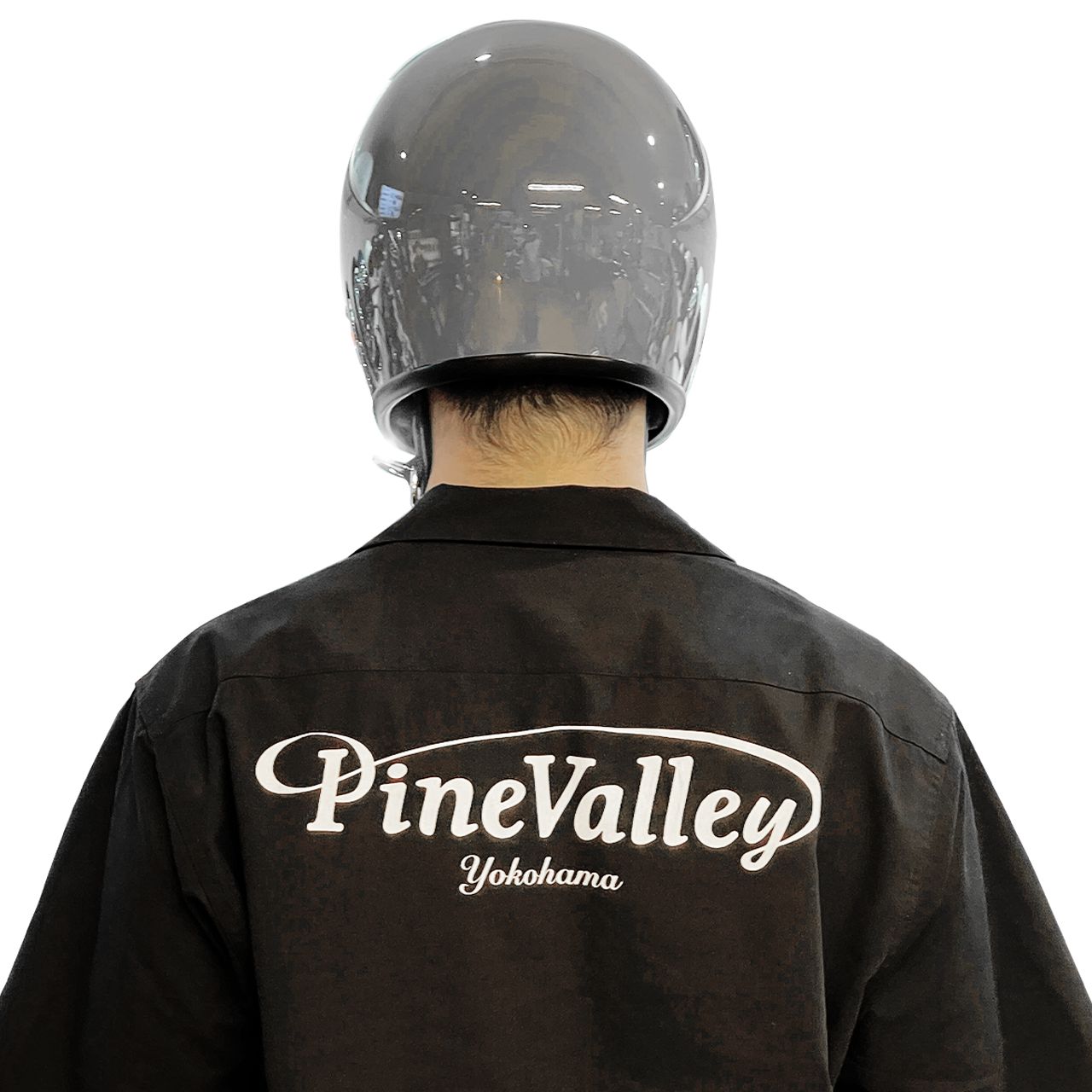 限定生産オリジナルカラー BEETLE L.A.C ジェットヘルメット スレートグレー （シングルストラップ）