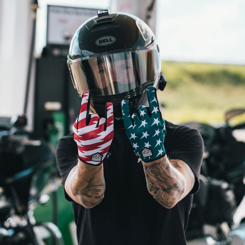 ステルスグローブ スターズ&ボルツ レッド/ブルー