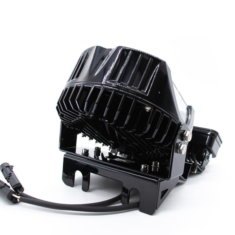 バハデザイン ネイキッド ユニバーサルLEDライトキット LP6ヘッドライト(アンバー)+S2ライト(プロ/ドライビングコンボ:アンバー)