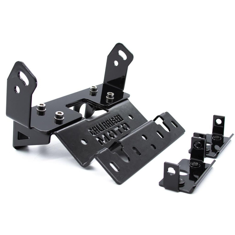 バハデザイン ネイキッド ユニバーサルLEDライトキット LP6ヘッドライト(アンバー)+S2ライト(プロ/ワイドコーナリング:ホワイト)