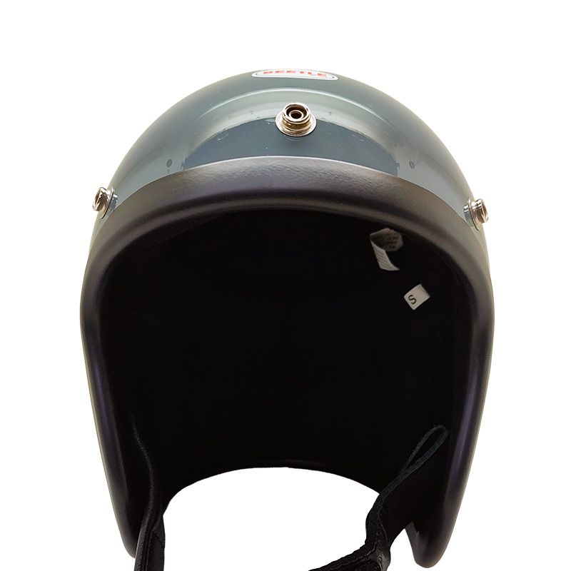 限定生産オリジナルカラー BEETLE L.A.C ジェットヘルメット スレートグレー （シングルストラップ）