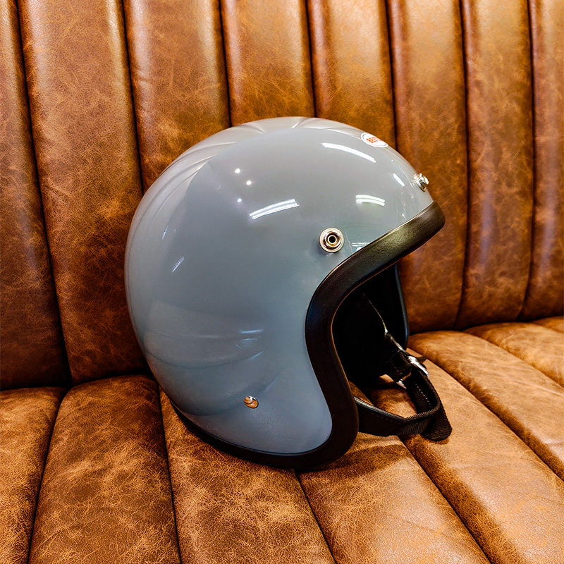 限定生産オリジナルカラー BEETLE L.A.C ジェットヘルメット スレートグレー （シングルストラップ）