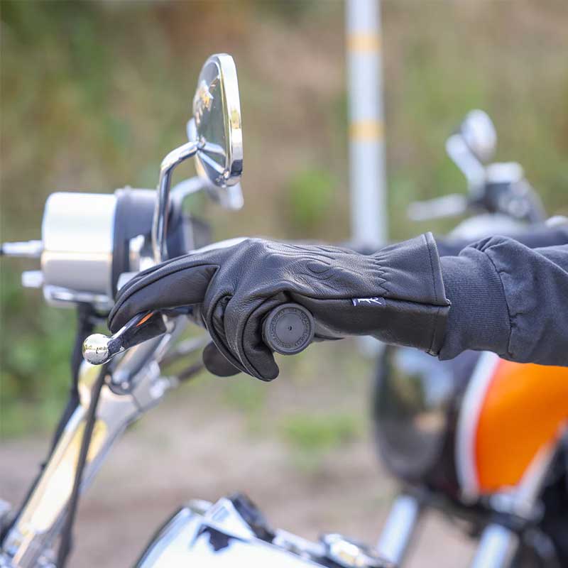 ローパー レザーグローブ ブラック