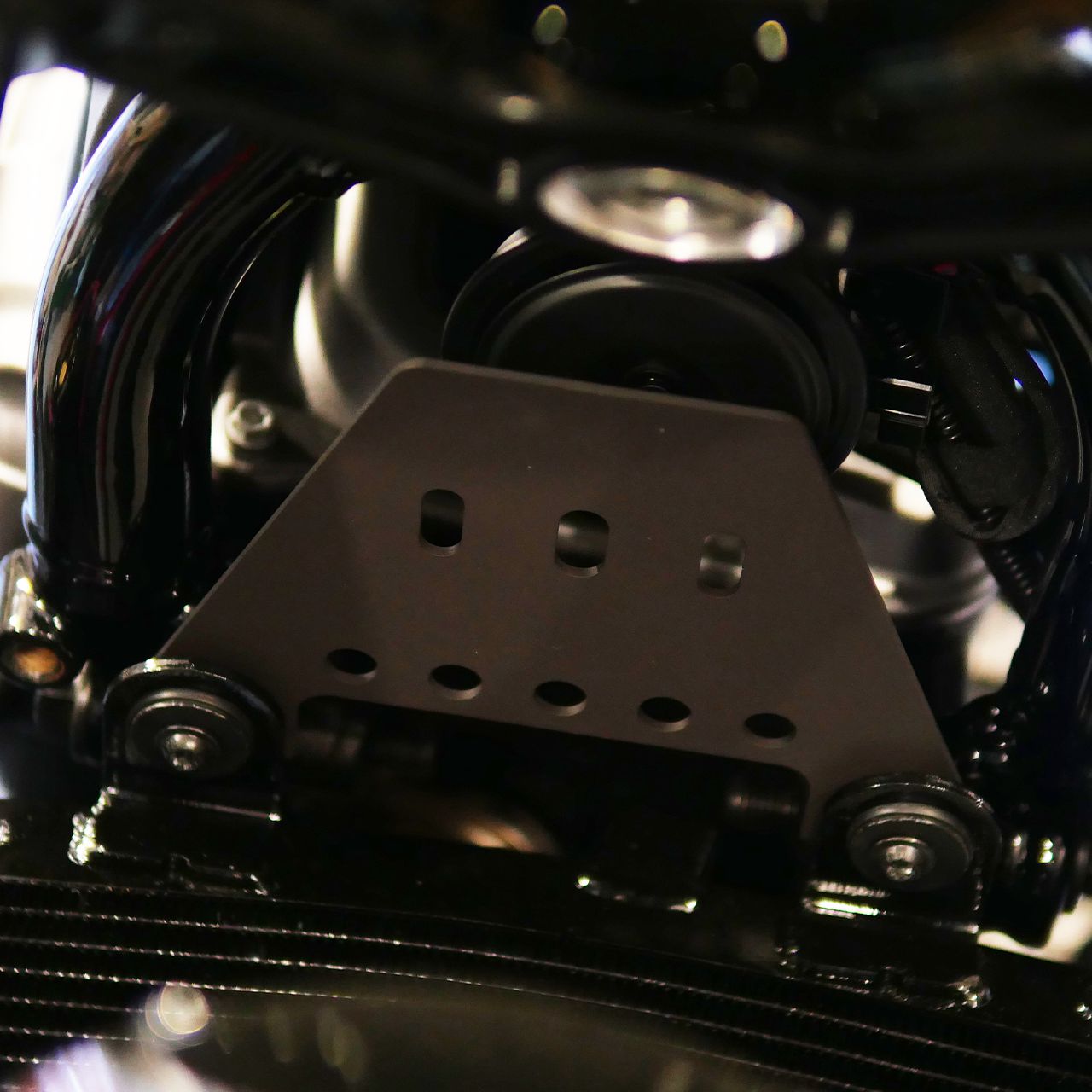 ETC取付ブラケット ブラック