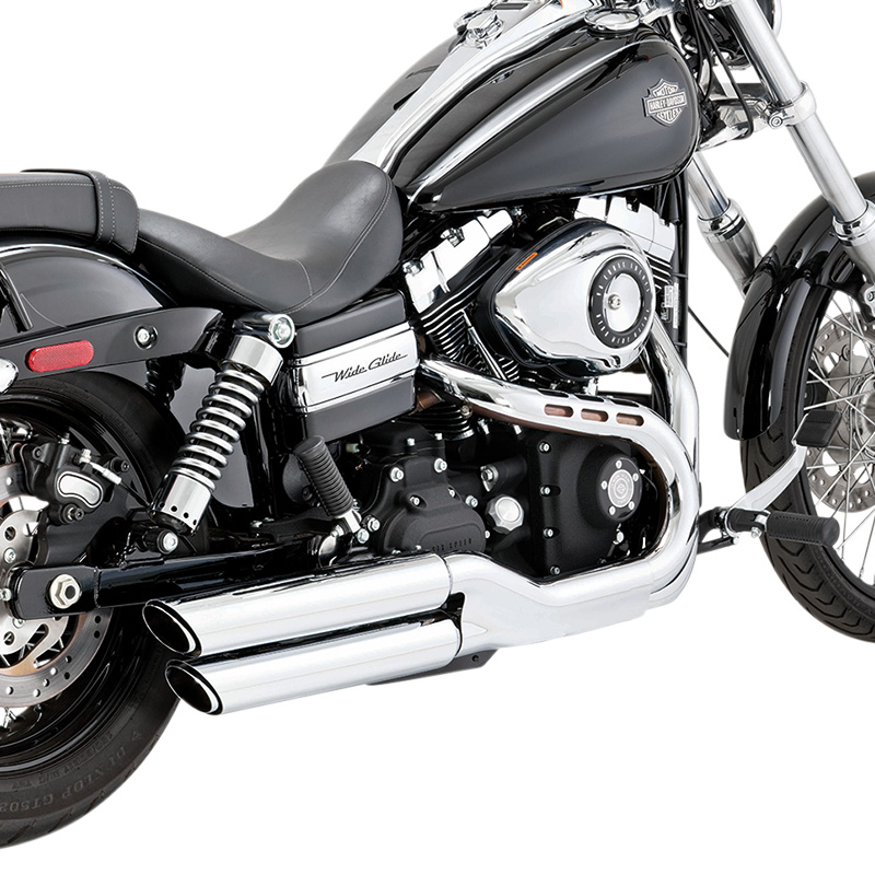 【クリスマスセール】ツインスラッシュ スリップオン マフラー トミーガンタイプ クローム