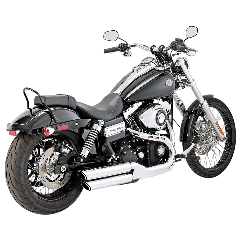 【クリスマスセール】ツインスラッシュ スリップオン マフラー トミーガンタイプ クローム