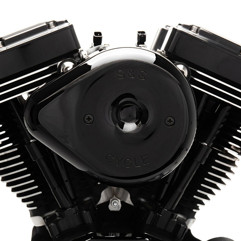 【クリスマスセール】ステルスエアクリーナーキット ティアドロップカバー付き ブラック