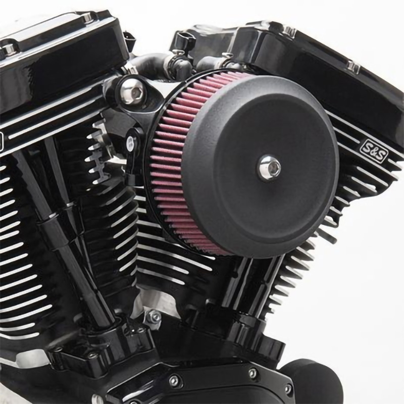 ステルス エアクリーナー用カバー ボバーディッシュ リンクルブラック