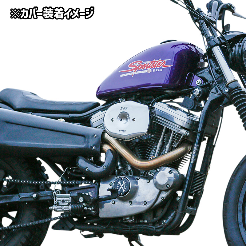 ステルス エアクリーナー用カバー トリビュート クローム
