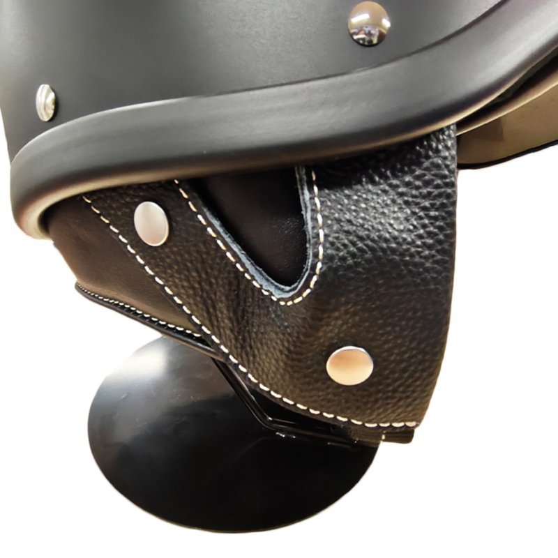 ショーティー4 ハーフキャップヘルメット マットブラック/ブラックチンカップ