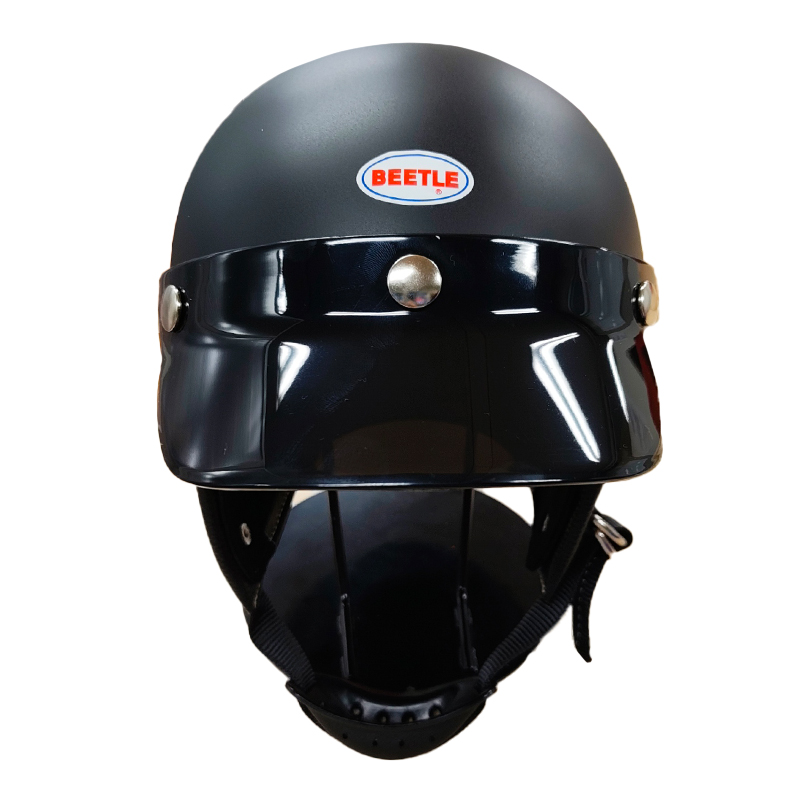 ショーティー4 ハーフキャップヘルメット マットブラック/ブラックチンカップ