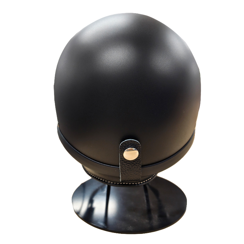 ショーティー4 ハーフキャップヘルメット マットブラック/ブラックチンカップ