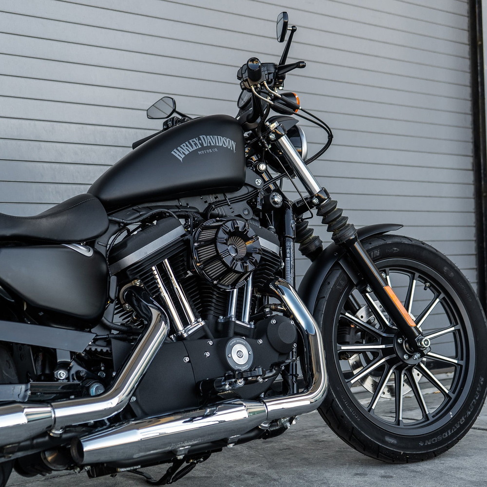 【クリスマスセール】10ゲージ インバーテッド エアクリーナーキット オールブラック