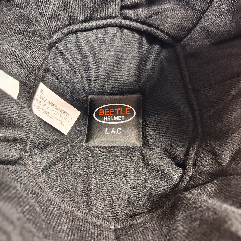 BEETLE L.A.C ジェットヘルメット マットブラック （シングルストラップ）
