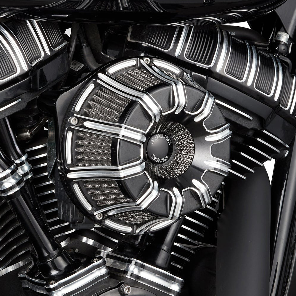 10ゲージ インバーテッド エアクリーナーキット ブラック