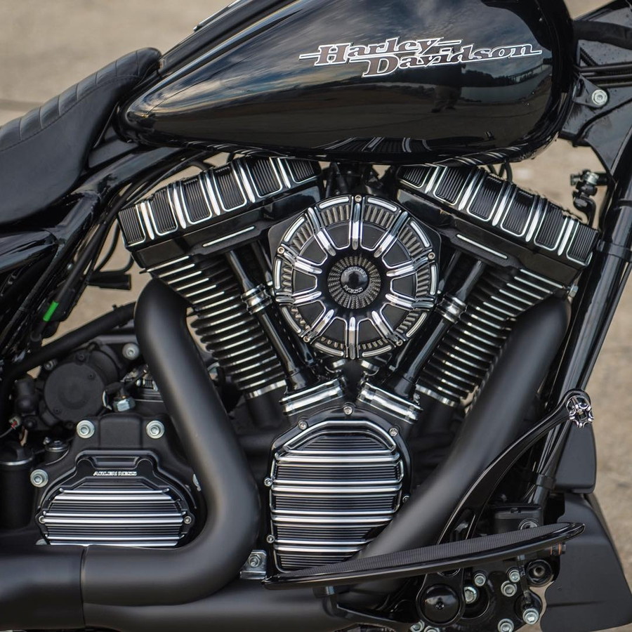 10ゲージ インバーテッド エアクリーナーキット ブラック