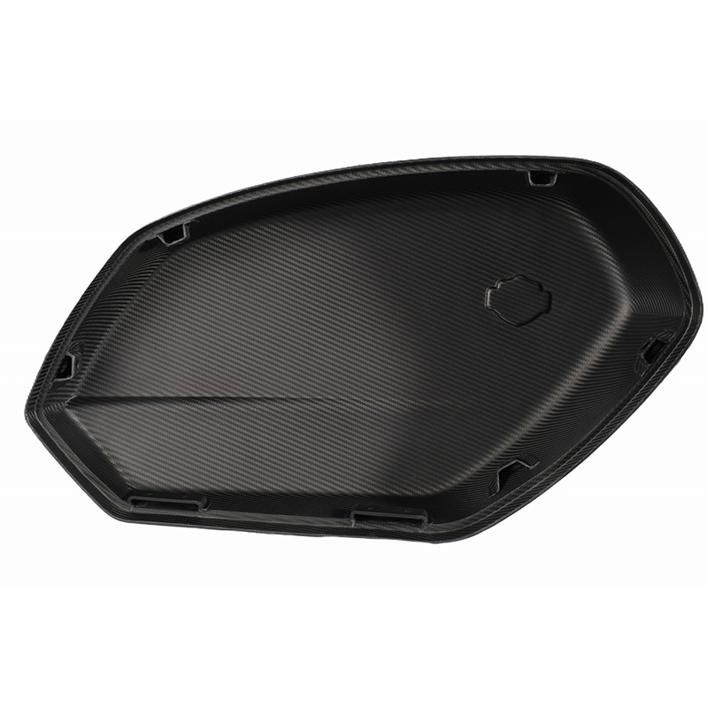 ドライカーボン・サドルバッグカバー 綾織カーボン