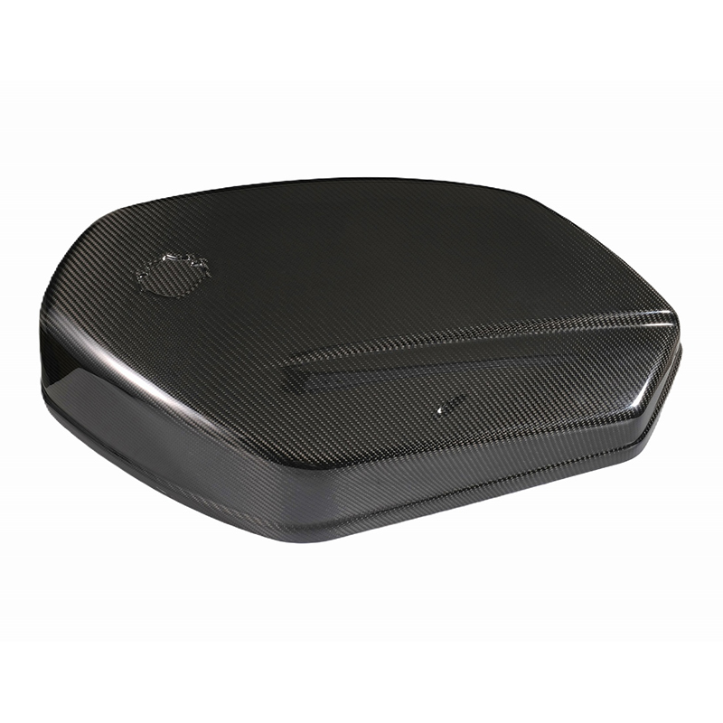 ドライカーボン・サドルバッグカバー 綾織カーボン