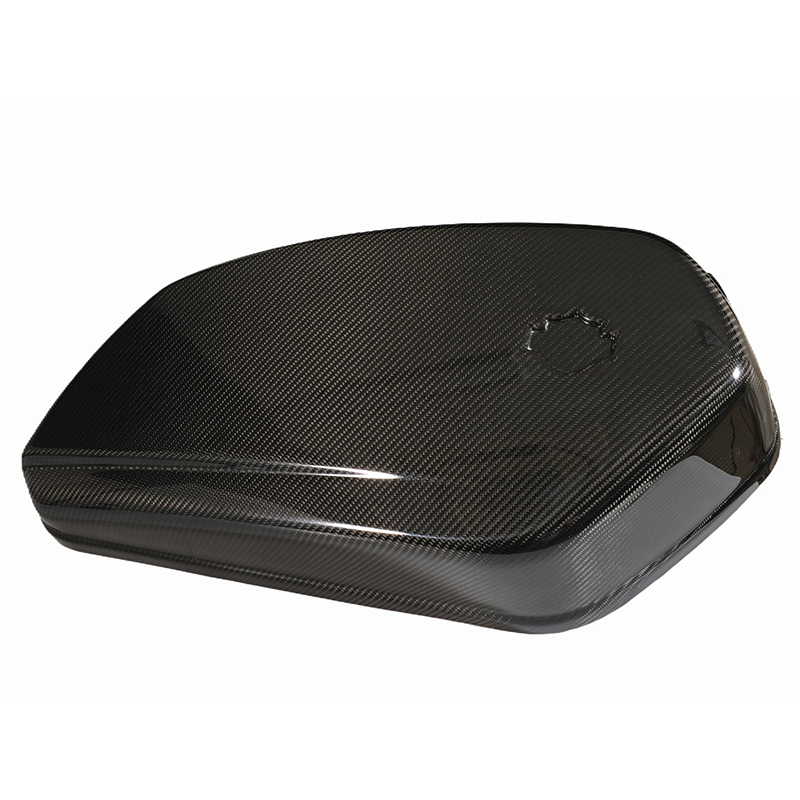 ドライカーボン・サドルバッグカバー 綾織カーボン