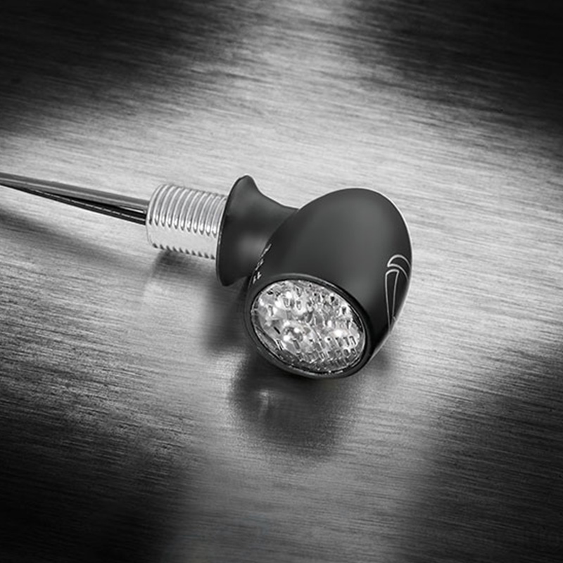 【車検対応】世界最小LED テールライト/ブレーキライト機能付きウインカー バレットアトー DF マットブラック/クリア (PVコンプリートキット)