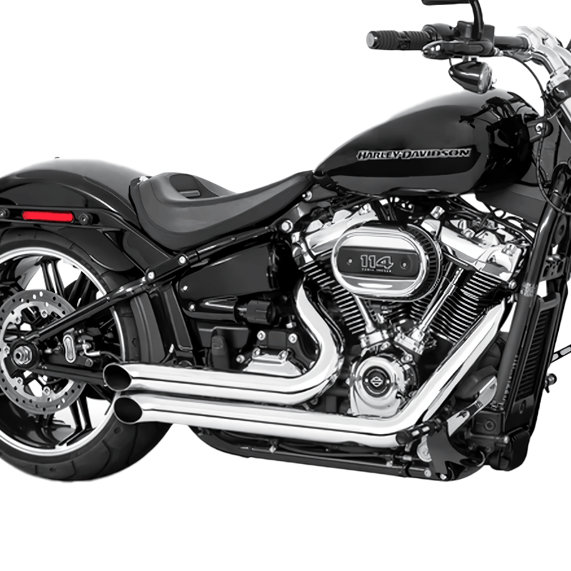 デクラレイション ターンアウト フルエキゾーストマフラー クローム