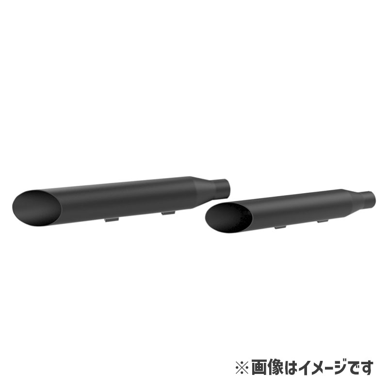 3インチ HP-PLUS スリップオンマフラー スラッシュカット ブラック