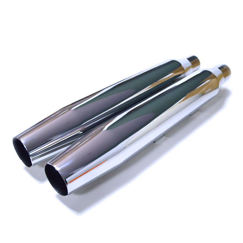 3インチ HP-PLUS スリップオンマフラー テーパード クローム