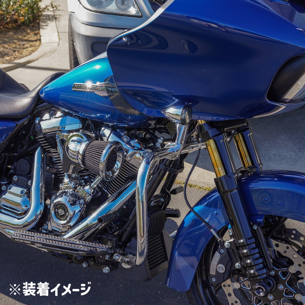 【クリスマスセール】ヴェロシティ90° エアクリーナーキット クローム