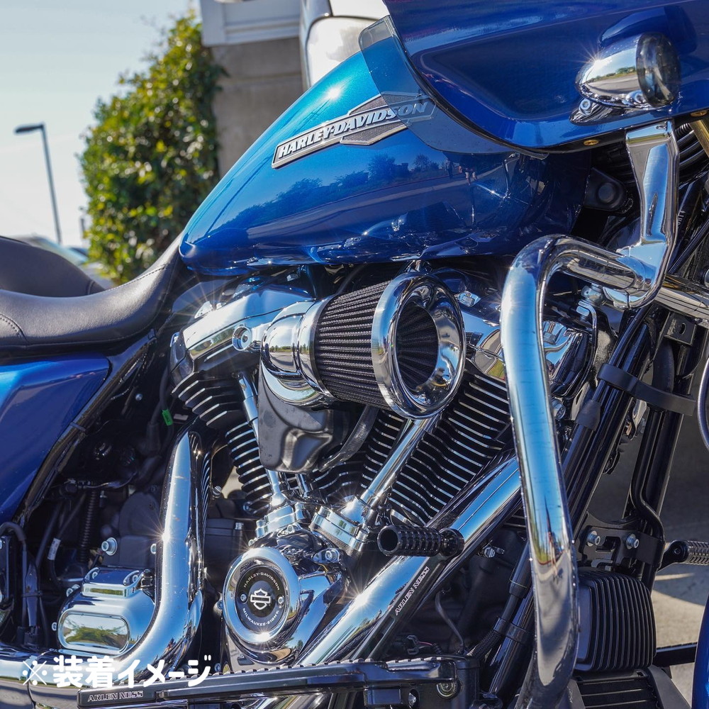 【クリスマスセール】ヴェロシティ90° エアクリーナーキット クローム