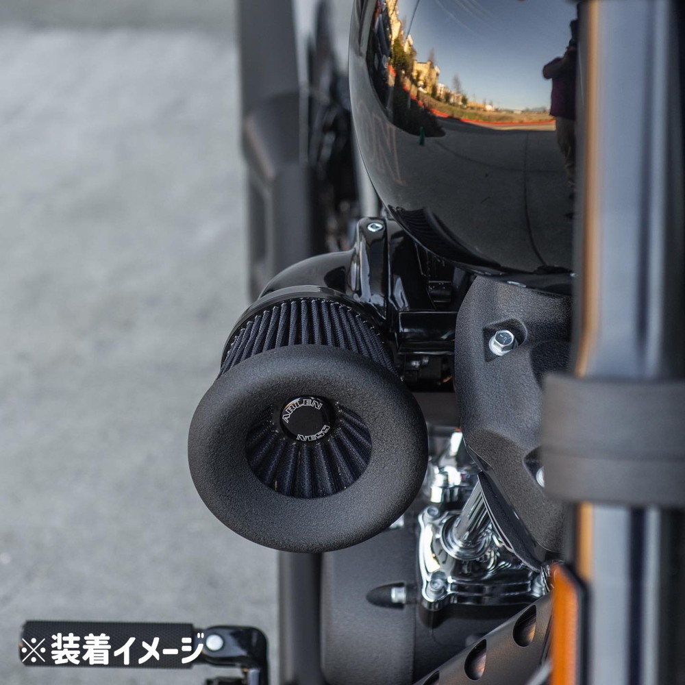 ヴェロシティ90° エアクリーナーキット ブラック