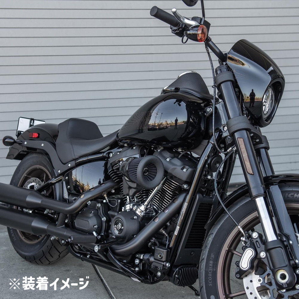 ヴェロシティ90° エアクリーナーキット ブラック