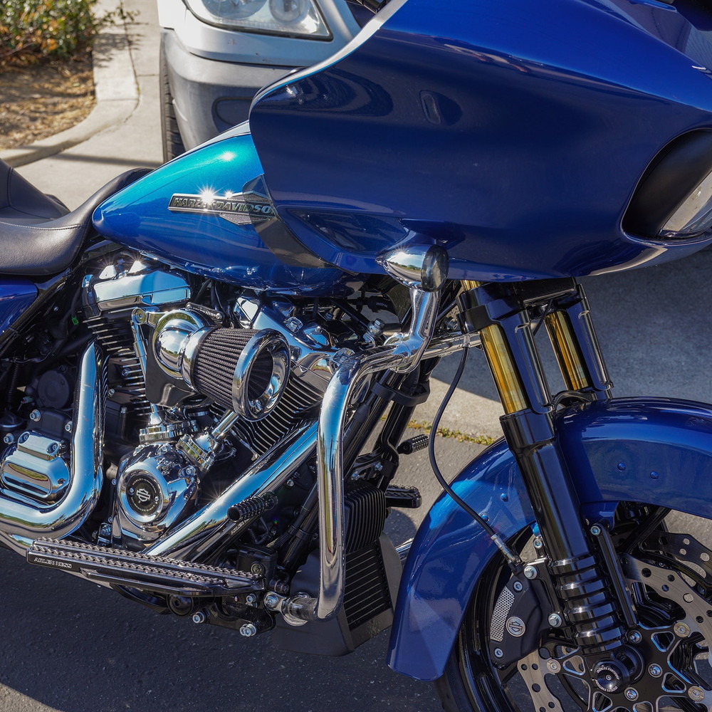 【クリスマスセール】ヴェロシティ90° エアクリーナーキット クローム