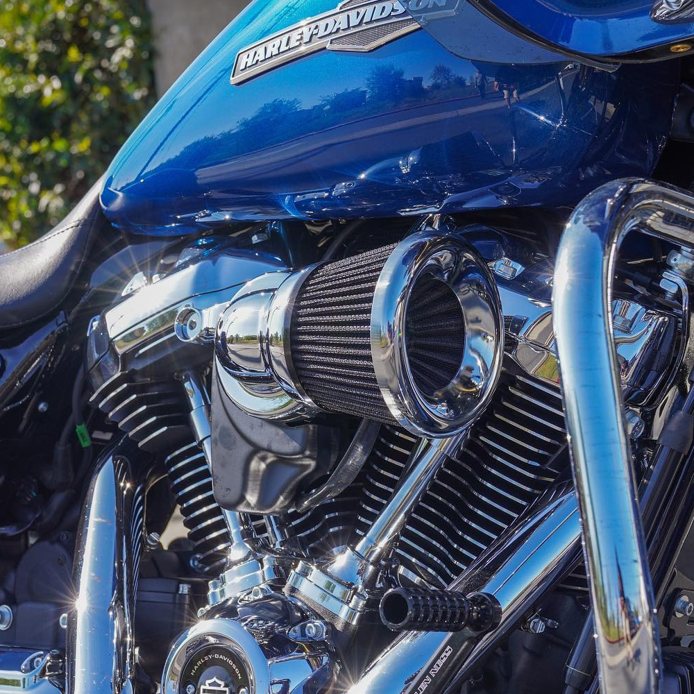 【クリスマスセール】ヴェロシティ90° エアクリーナーキット クローム