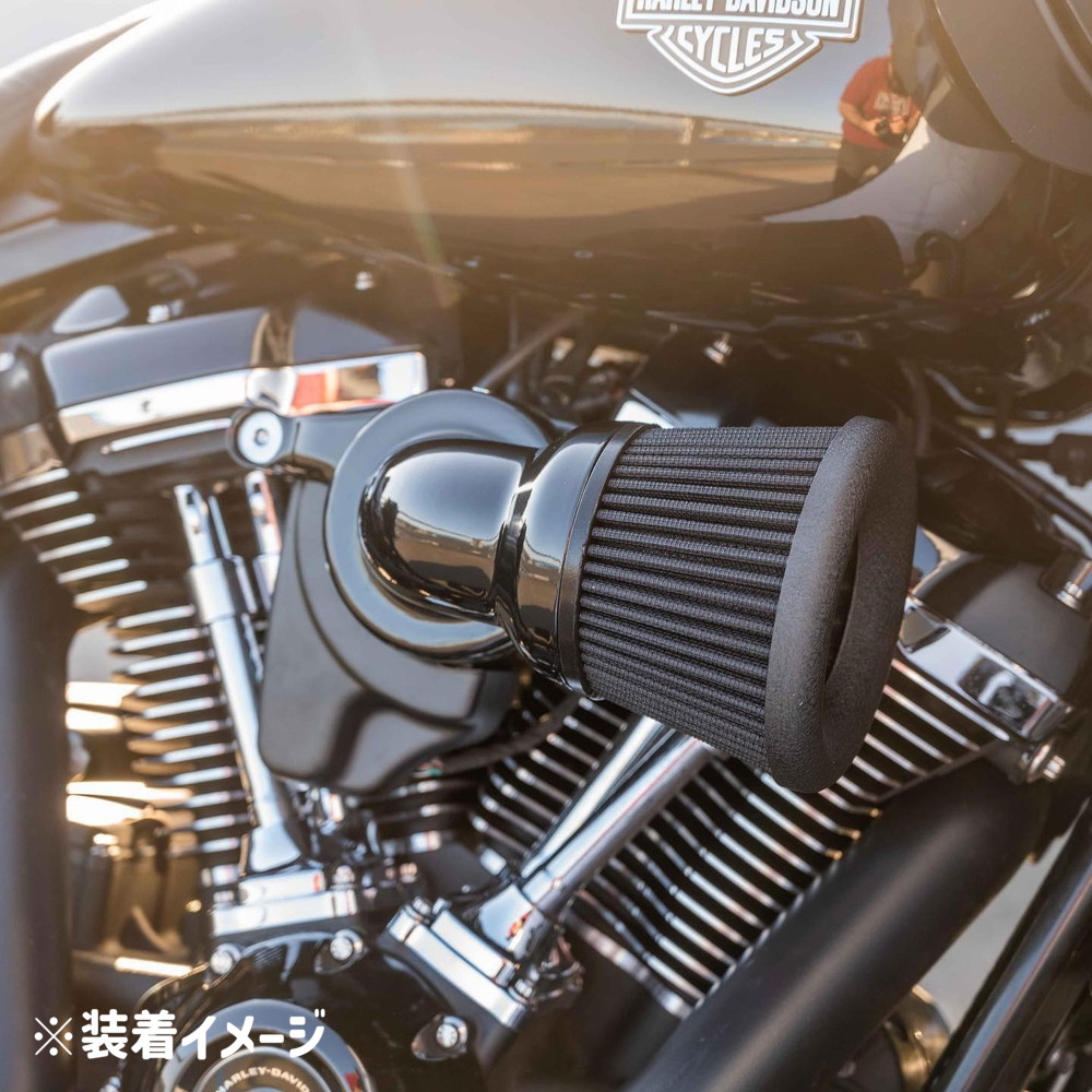 【クリスマスセール】ヴェロシティ90° エアクリーナーキット ブラック