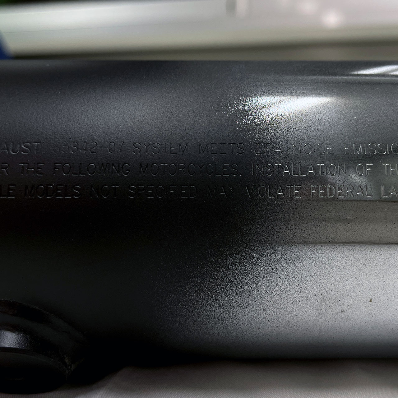 【黒く塗りなおせ!】 マフラー本体 耐熱高品位ブラックリペイント加工