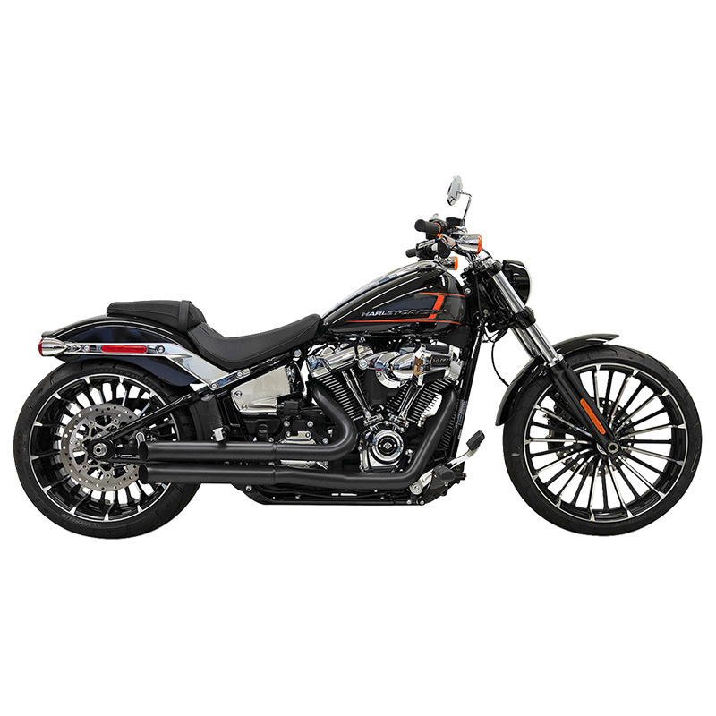 【クリスマスセール】プロストリート ターンアウト 2in2 フルエキゾースト マフラー ブラック