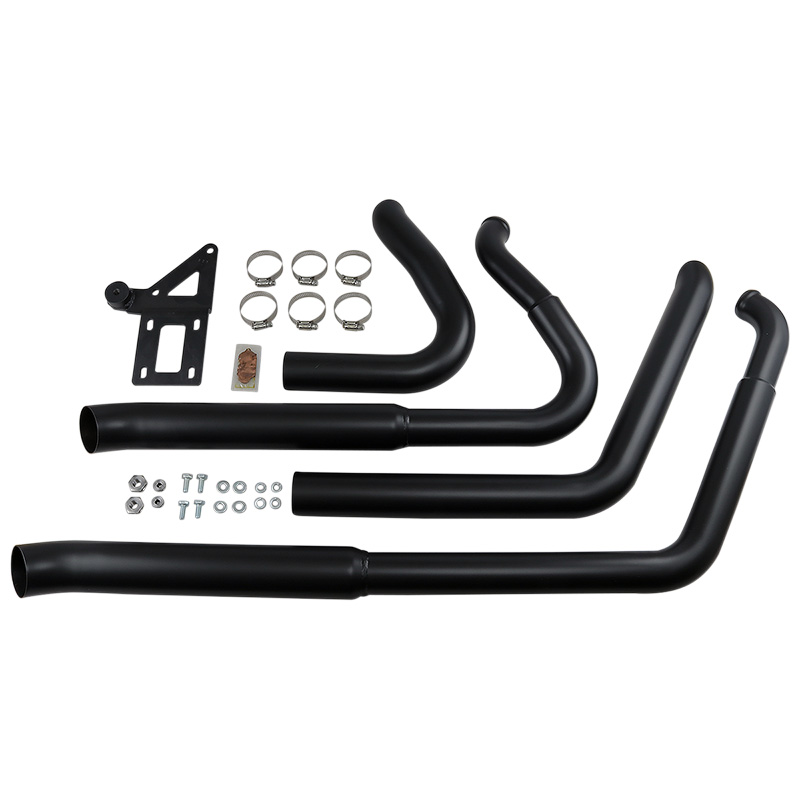 【クリスマスセール】プロストリート ターンアウト 2in2 フルエキゾースト マフラー ブラック