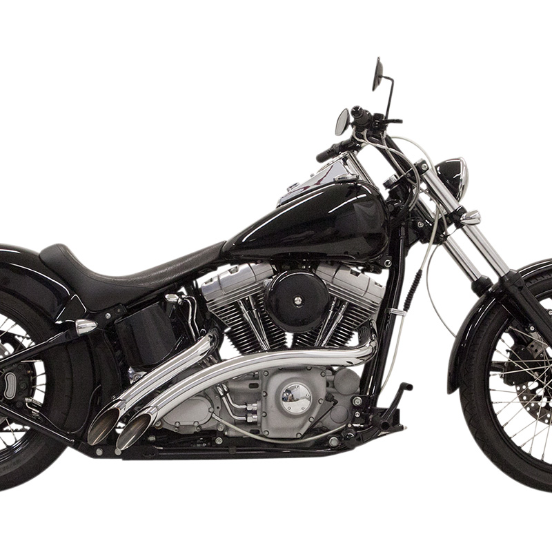 スウィーパーラディウス 2in2 フルエキゾーストマフラー クローム