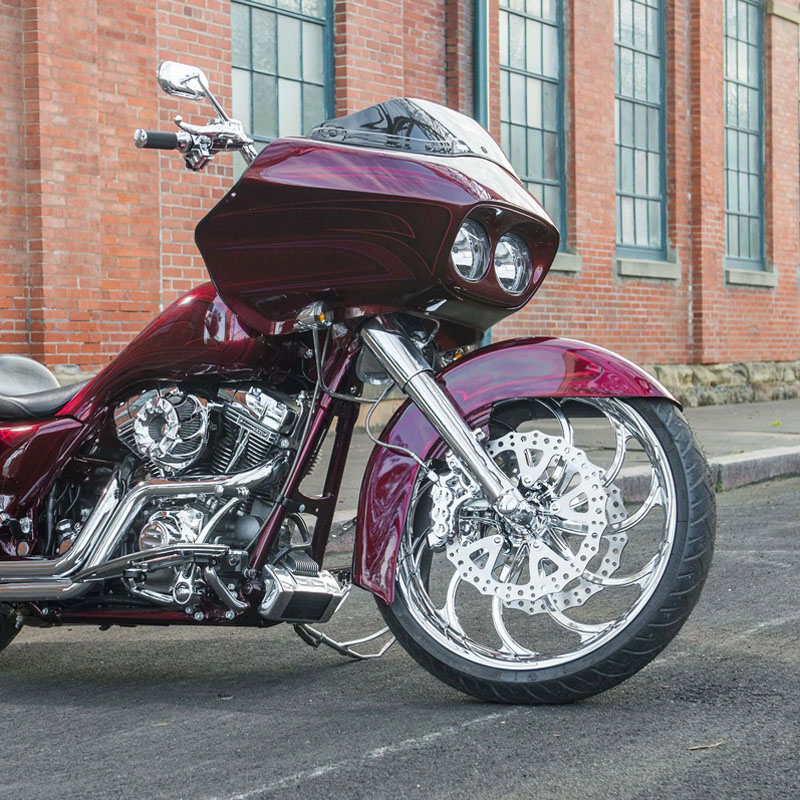 【クリスマスセール】ドリフト インバーテッド エアクリーナー クローム