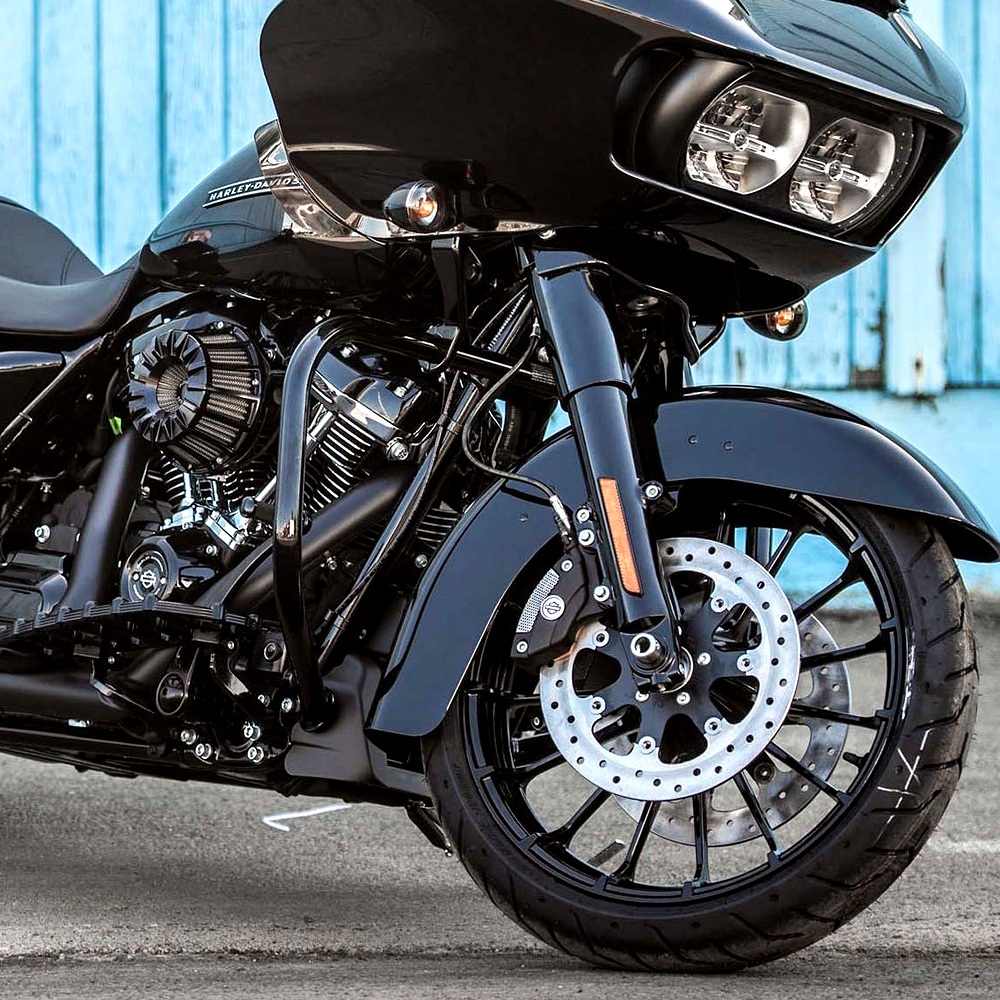 【クリスマスセール】15スポーク インバーテッド エアクリーナーキット ブラック