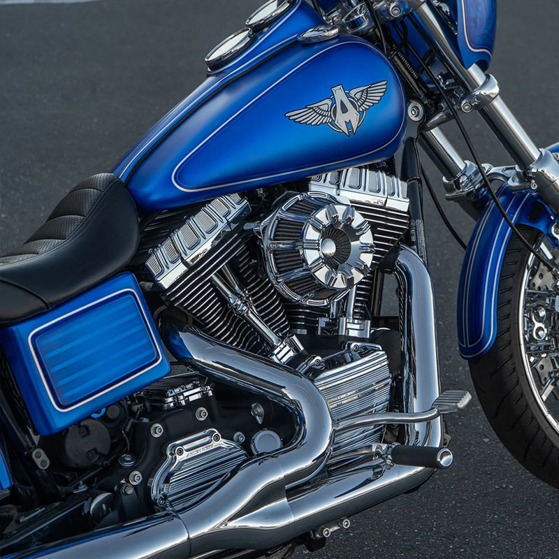 10ゲージ インバーテッド エアクリーナー クローム