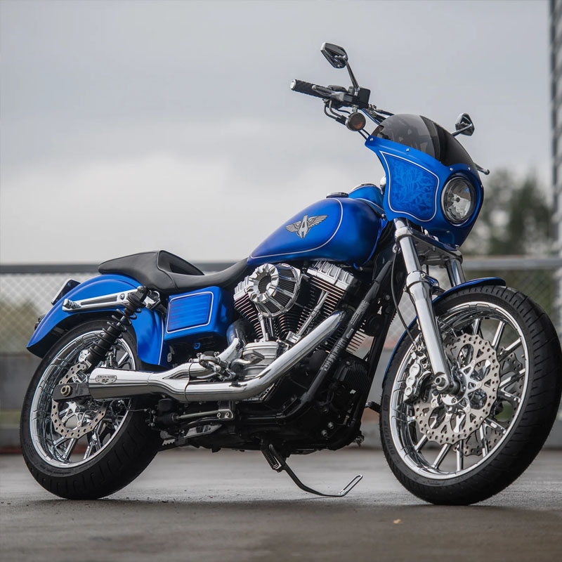 10ゲージ インバーテッド エアクリーナー クローム