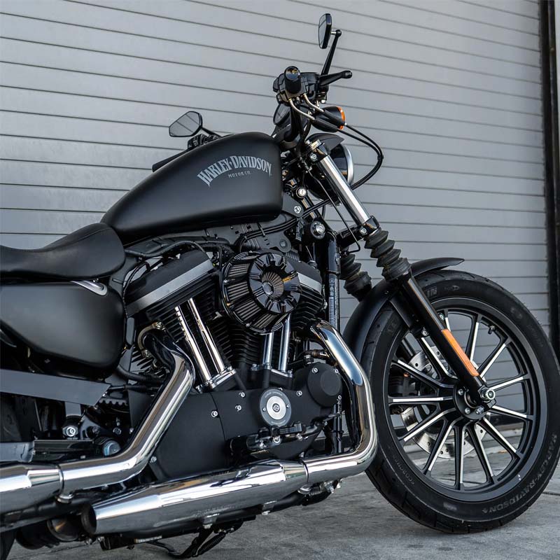 【クリスマスセール】10ゲージ インバーテッド エアクリーナー オールブラック