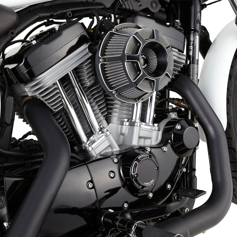 【クリスマスセール】ベベル インバーテッド エアクリーナー ブラック