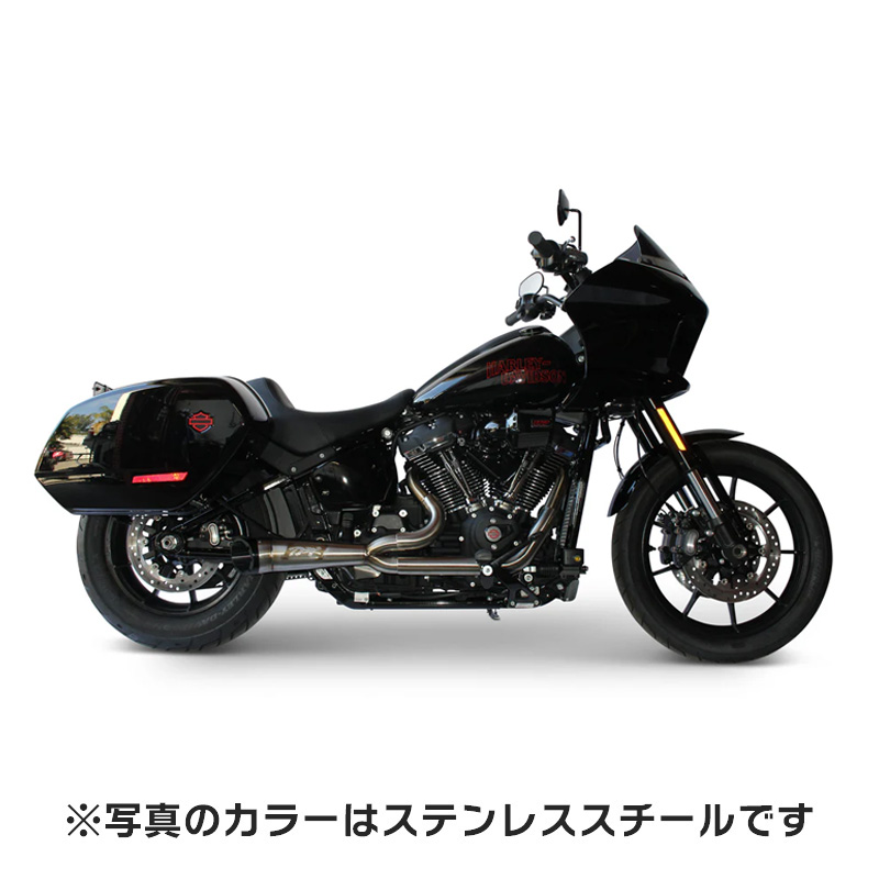 ショーティーターンアウト 2in1 フルエキゾーストマフラー ブラック