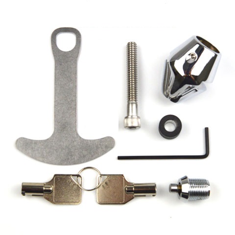 スマートヘルメットロック クローム