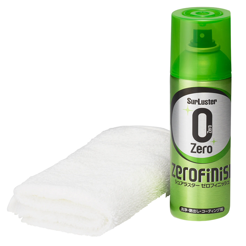 ガラスコーティング ゼロフィニッシュ マイクロファイバー付き シュアラスター